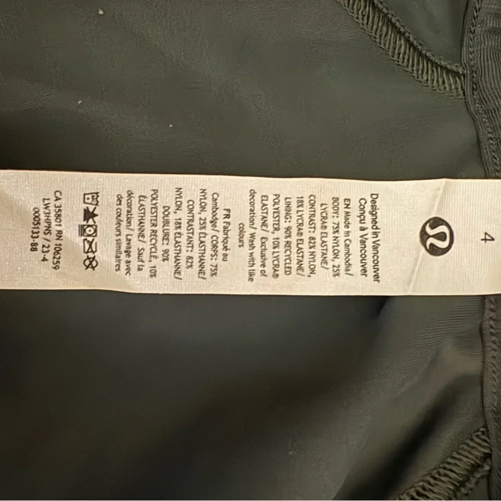 Women’s Lulu Lemon Wunder Train Track Green Jacket Sz 4 - Picture 6 of 6